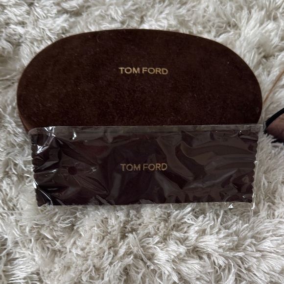 Tom Ford Black and Gold Sunglasses for Women-titanium - Picture 6 of 11